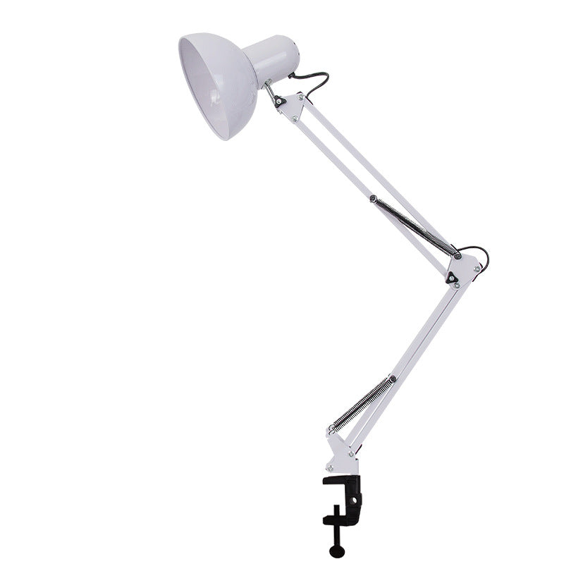 Moktan Sabai Modern Minimalist Adjustable Metal Table Lamp LED Clip On Desk Light White