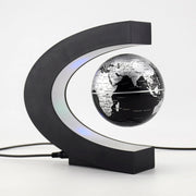 Moktan Sabai Magnetic Levitation Globe LED Floating World Map Lamp Antigravity Home Decor Gift Silver Ball