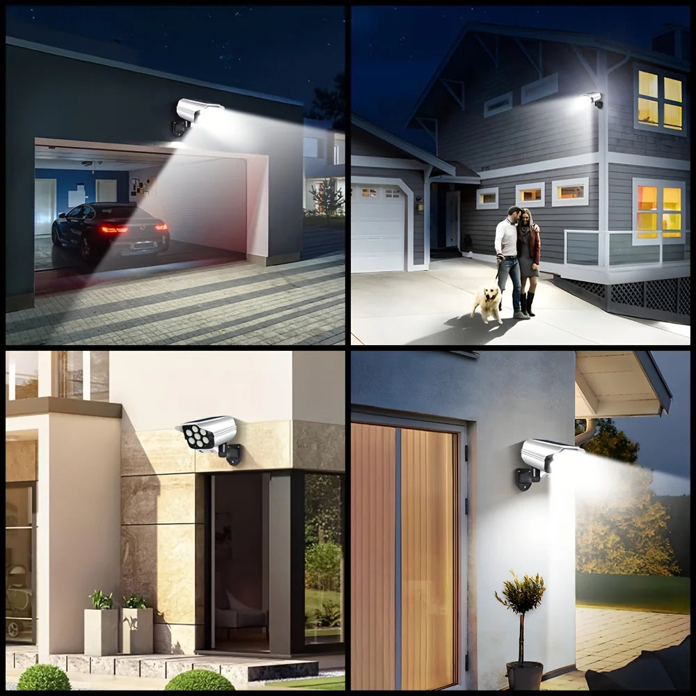 Moktan Sabai 2000LM Solar Motion Sensor Outdoor LED Security Floodlight Wireless 77LED Light