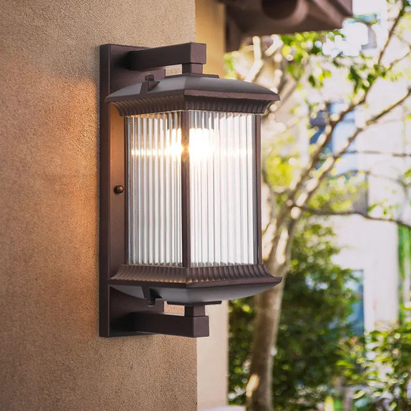 Moktan Sabai Outdoor Waterproof Metal Wall Lamp AC90-260V Exterior Porch Garden Villa Light
