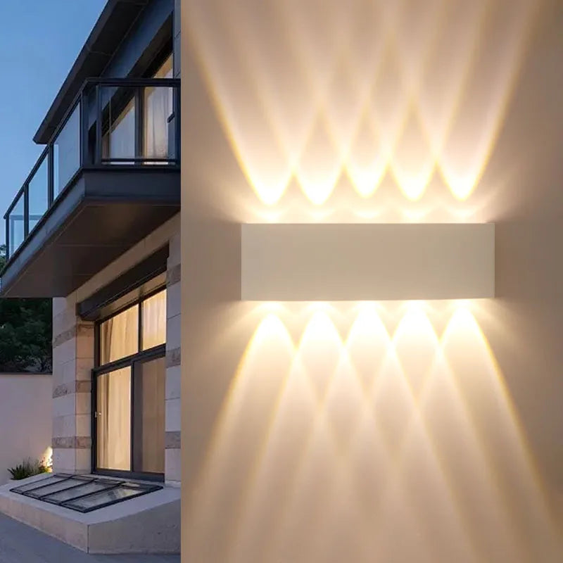 Moktan Sabai LED Outdoor Waterproof Wall Light – Porch Yard Walkway Lamp for Indoor & Garden