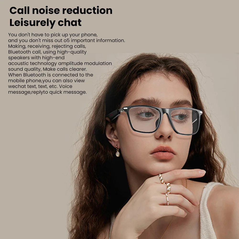 Moktan Sabai Bluetooth Smart Glasses Polarized Sunglasses Blue Light Filter Waterproof for Men