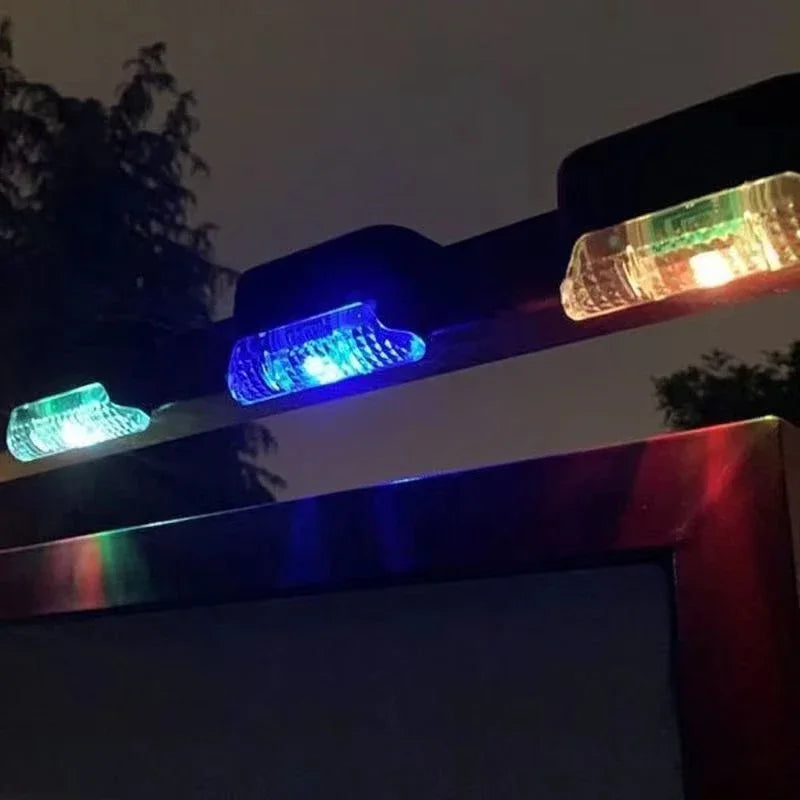 Moktan Sabai Outdoor Solar Deck Lights – Waterproof LED Fence & Step Lamps for Yard & Pathway