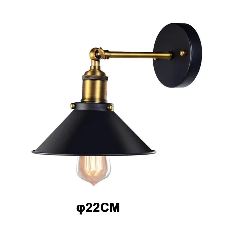 Moktan Sabai Wooden Wall Lamp with Switch – Modern E27 Color Sconce for Bedroom & Living Room