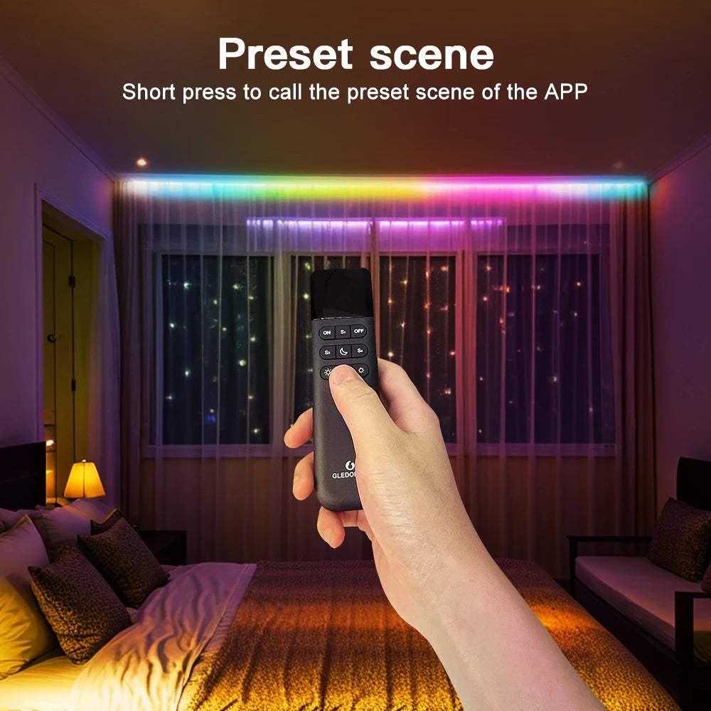 Moktan Sabai GLEDOPTO WiFi RGB LED Light Remote Control ESP NOW App Brightness 4 Scenes 50M