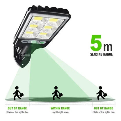 Solar Outdoor Lights: 2PCS-LED Waterproof Motion Sensor Security Lamp