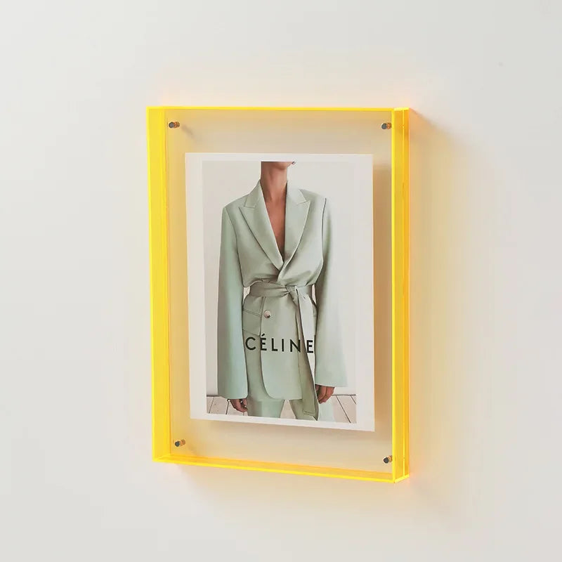 Moktan Sabai Acrylic Floating Frame | Transparent Photo Display