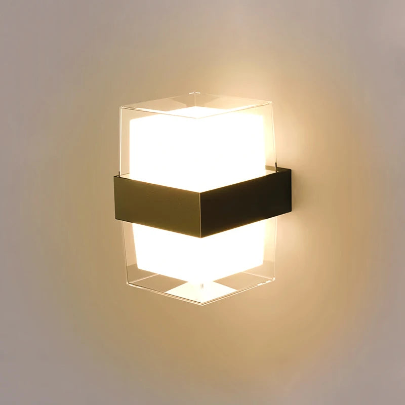 Moktan Sabai LED Outdoor Waterproof Wall Light – Porch Yard Walkway Lamp for Indoor & Garden E