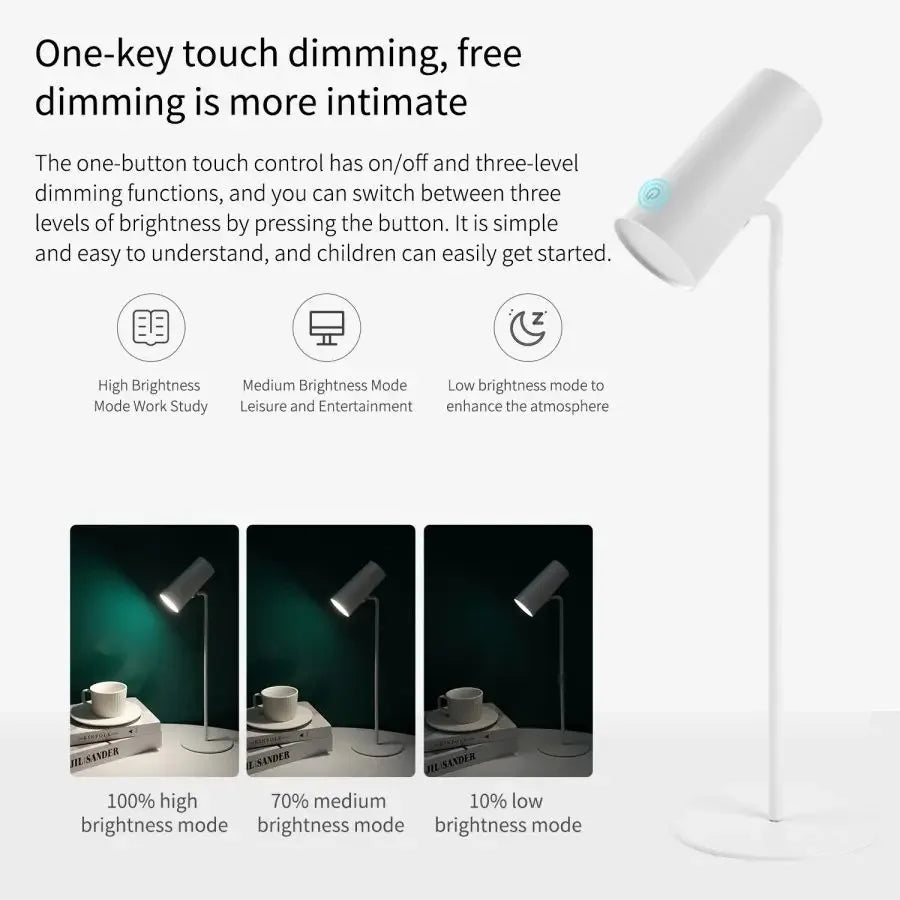 Moktan Sabai Sunset Eye Protection Table Lamp USB Touch Dimming Reading Light for Bedroom Desk