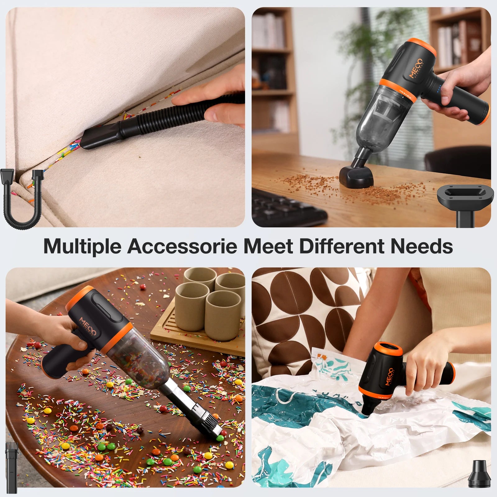 Moktan Sabai MECO 4-in-1 Air Duster – 110000RPM Electric Keyboard & PC Cleaner with LED