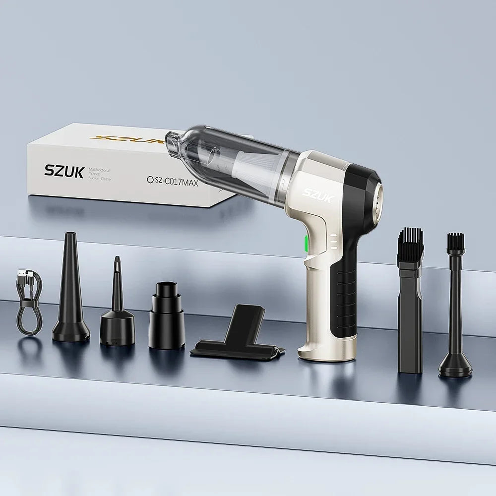 High Pressure Cordless Car Vacuum Cleaner Powerful Wireless Mini Vacuum