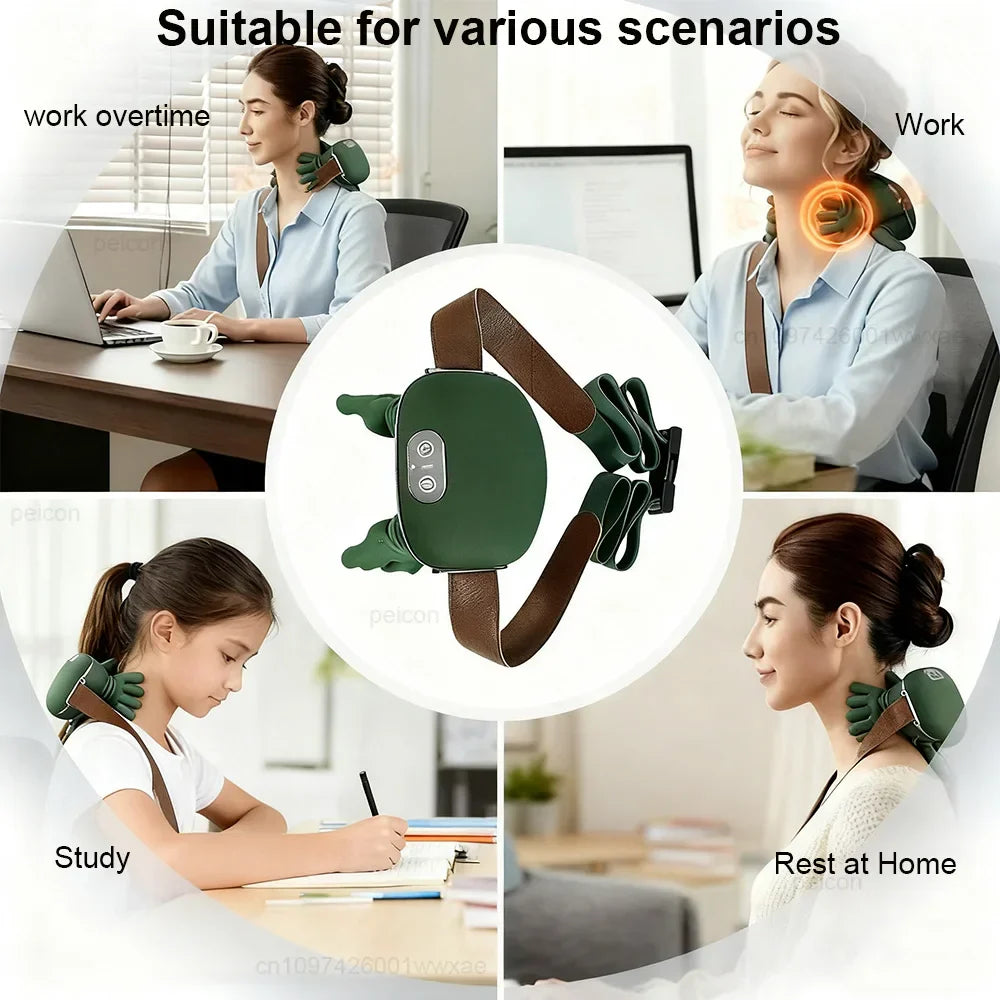Moktan Sabai 4D Kneading Neck Shoulder Massager Portable Deep Tissue Massage Tool