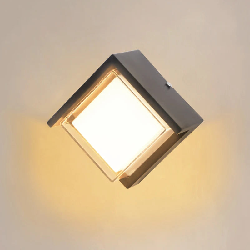 Moktan Sabai LED Outdoor Waterproof Wall Light – Porch Yard Walkway Lamp for Indoor & Garden F