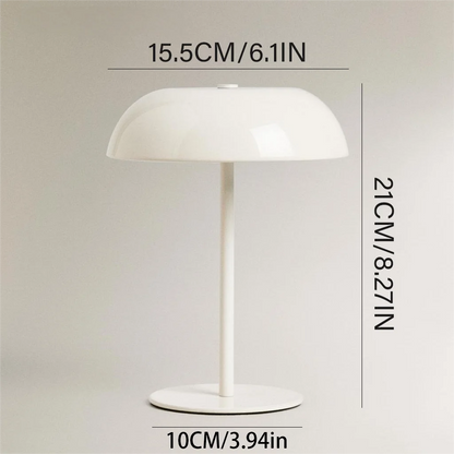 Cute Mushroom Table Lamp Touch Dimmable Rechargeable LED Bedside Night Light
