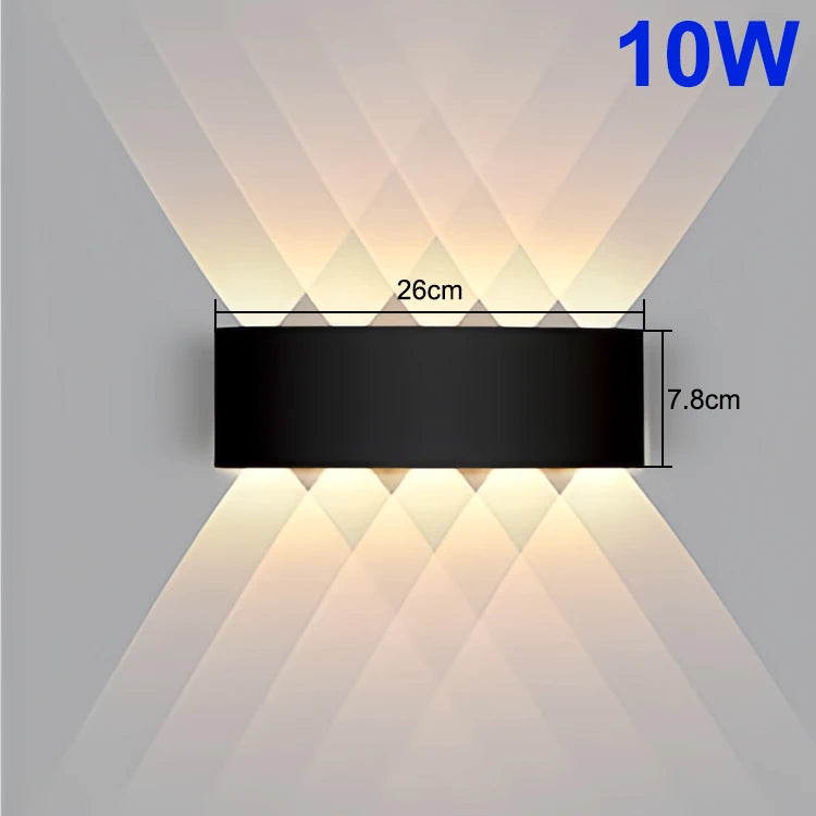 Moktan Sabai LED Outdoor Waterproof Wall Light – Porch Yard Walkway Lamp for Indoor & Garden H