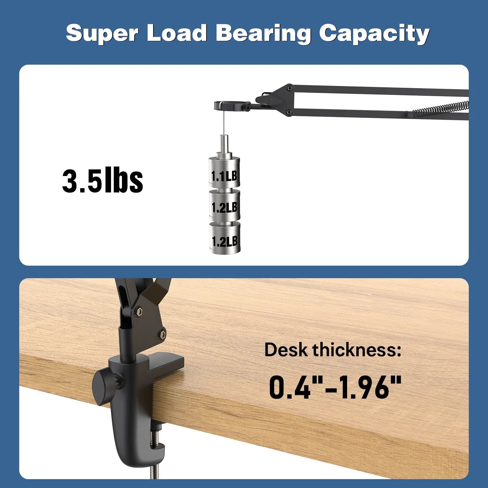 Moktan Sabai Adjustable Microscope Arm Stand Metal Bracket Coin Microscope Mount