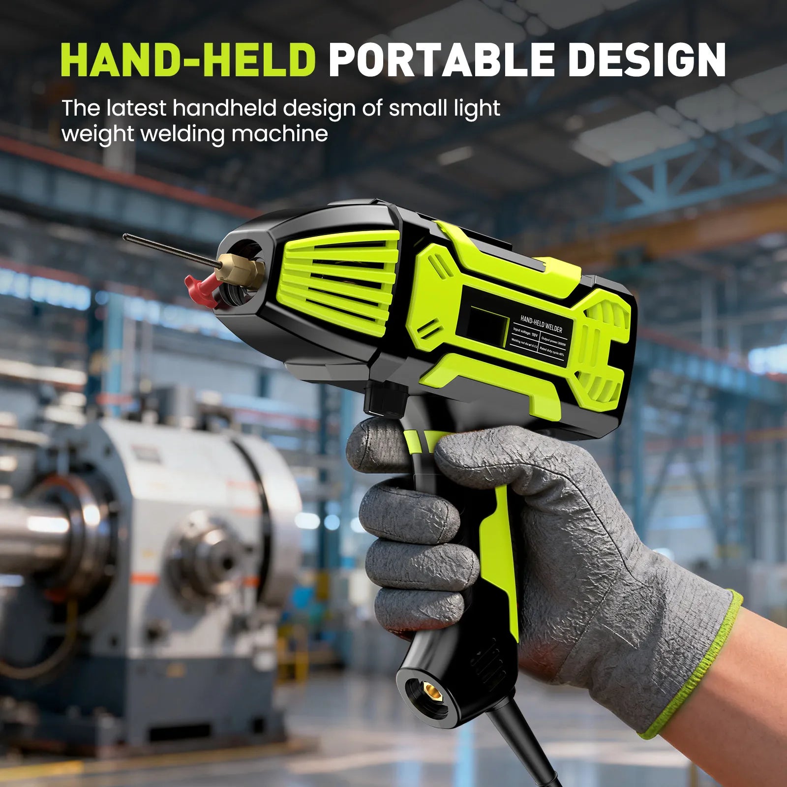Moktan Sabai Portable 110V ARC Welder IGBT Inverter Handheld Stick Welding Machine 20-200Amp