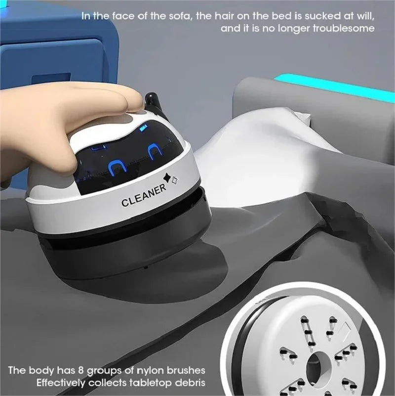 Moktan Sabai USB Mini Desk Vacuum Cleaner Handheld Table Sweeper for Office Crumbs Dust
