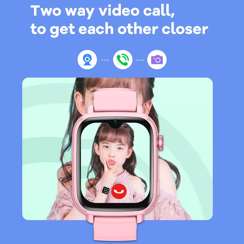 Moktan Sabai 4G Kids Smart Watch with GPS, Video Call, SOS, Camera & Location Tracker