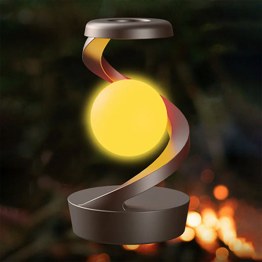 Magnetic Floating Table Lamp with 15W Wireless Charger RGB LED Night Light