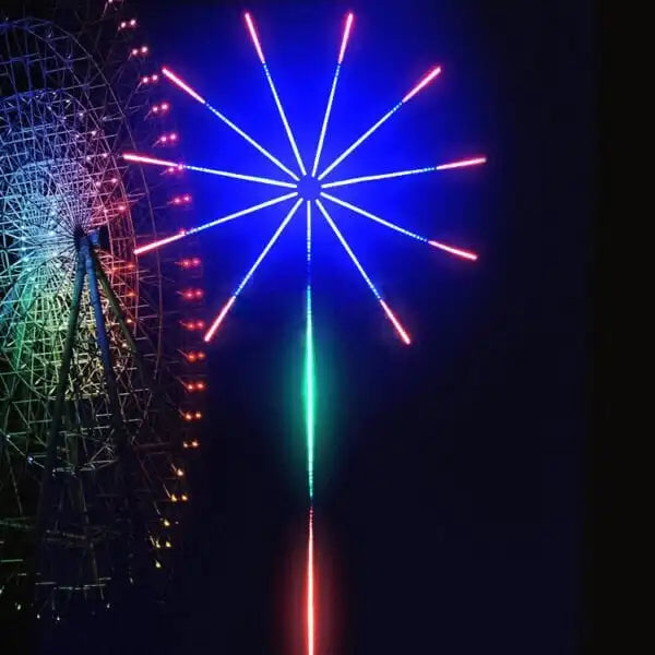 Moktan Sabai RGB Fireworks LED Strip Light Music Sync Sound Control Dream Meteor Decor Kit