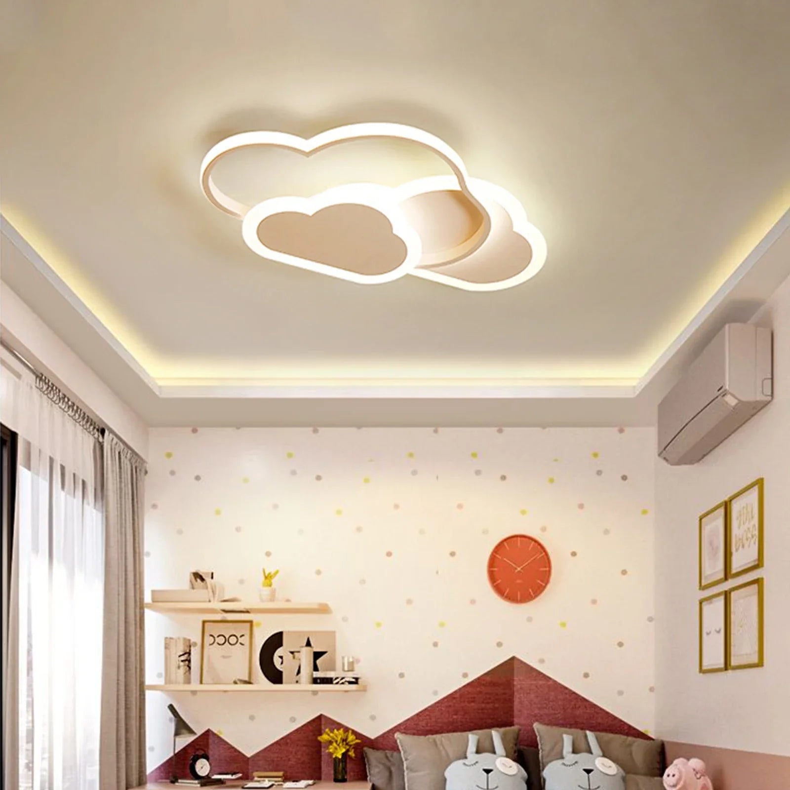 Moktan Sabai 32W LED Ceiling Light | Dimmable Remote Control Cartoon Ceiling Lamp Fixture