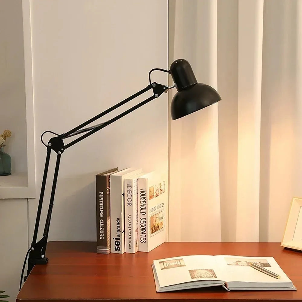 Moktan Sabai Flexible LED Desk Lamp Adjustable Metal Reading Light for Home Office Study Table