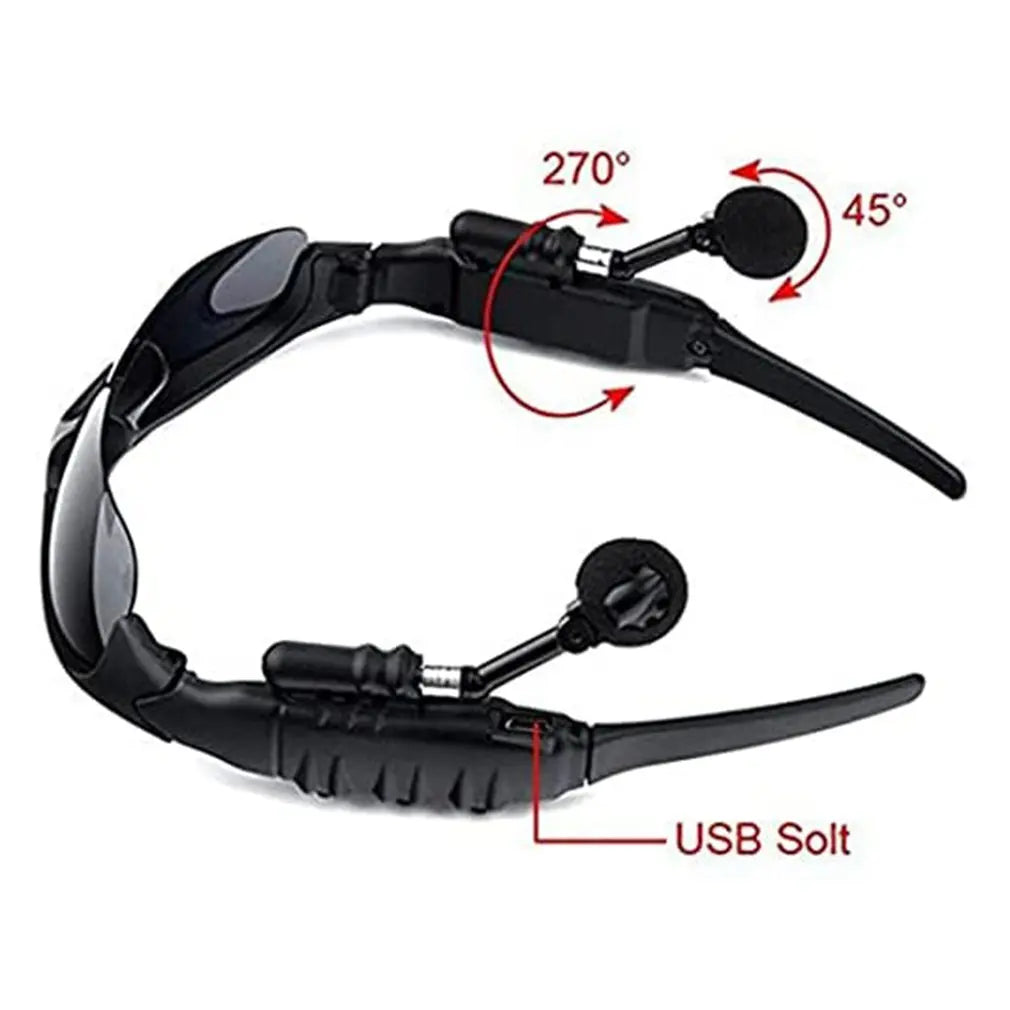 Moktan Sabai Wireless Bluetooth Sunglasses Stereo Audio Headset for Cycling Driving Sports
