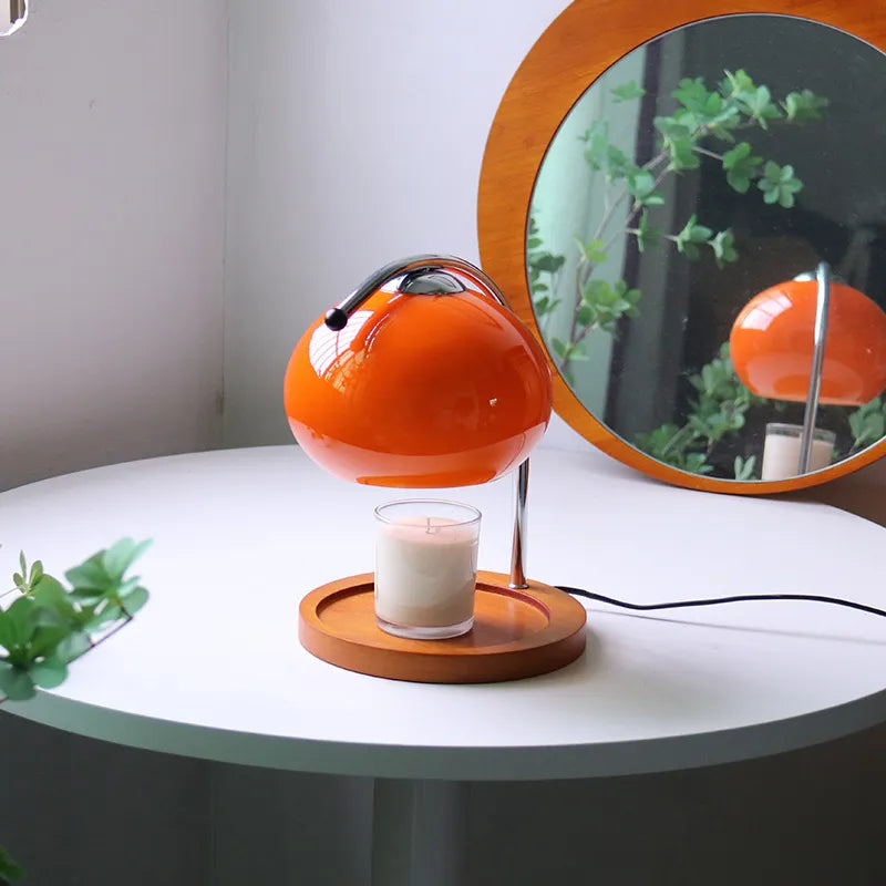 Moktan Sabai Retro Glass Candle Warmer Lamp | Dimmable Aromatherapy Light for Elegant Home Fragrance