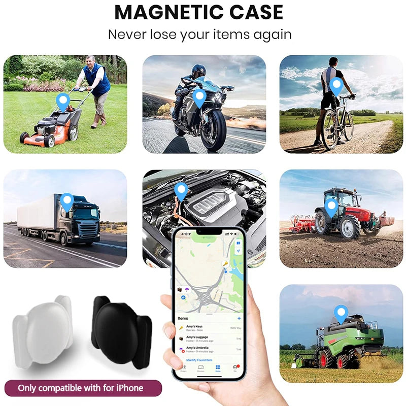Moktan Sabai Magnetic GPS Car Tracker Vehicle Locator Anti Theft Works with Find My App