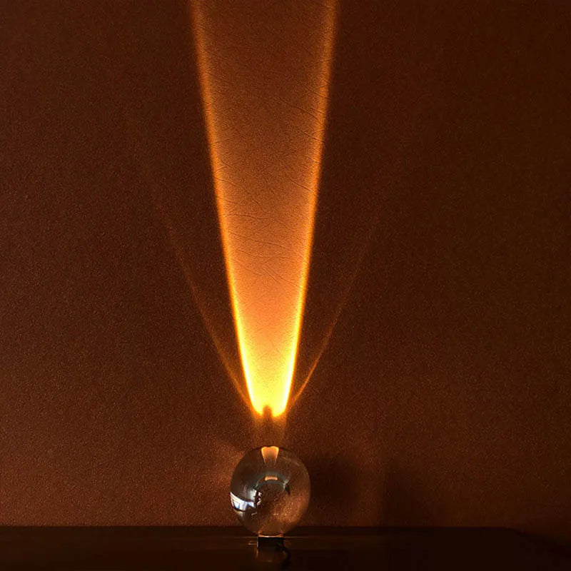 Moktan Sabai Italian Designer LED Crystal Table Lamp Egg Shape for Bedroom Decor & Gifting