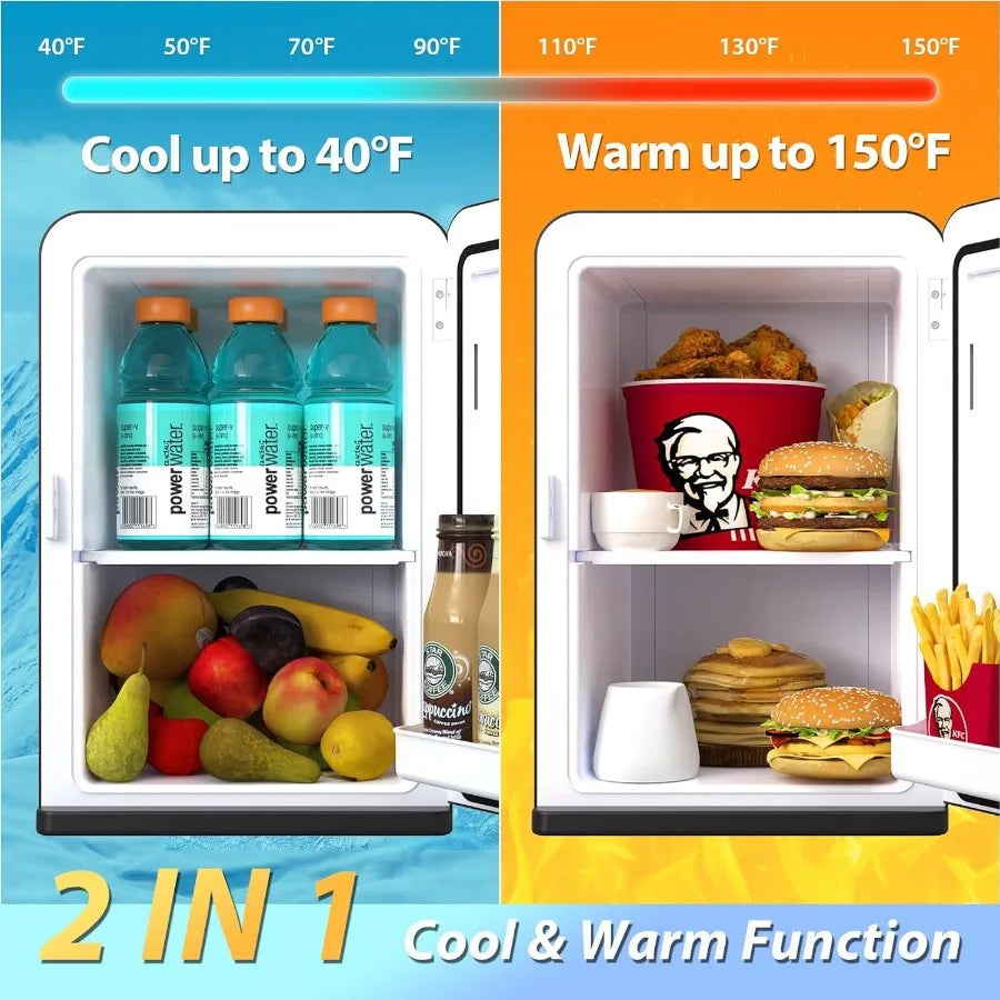 Moktan Sabai 15L Portable Mini Fridge Thermoelectric Cooler Warmer for Bedroom Office Car Use
