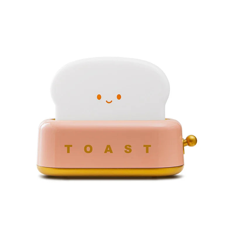 Moktan Sabai Toast Night Light LED Bedside Desk Lamp USB Rechargeable Cute Bedroom Gift