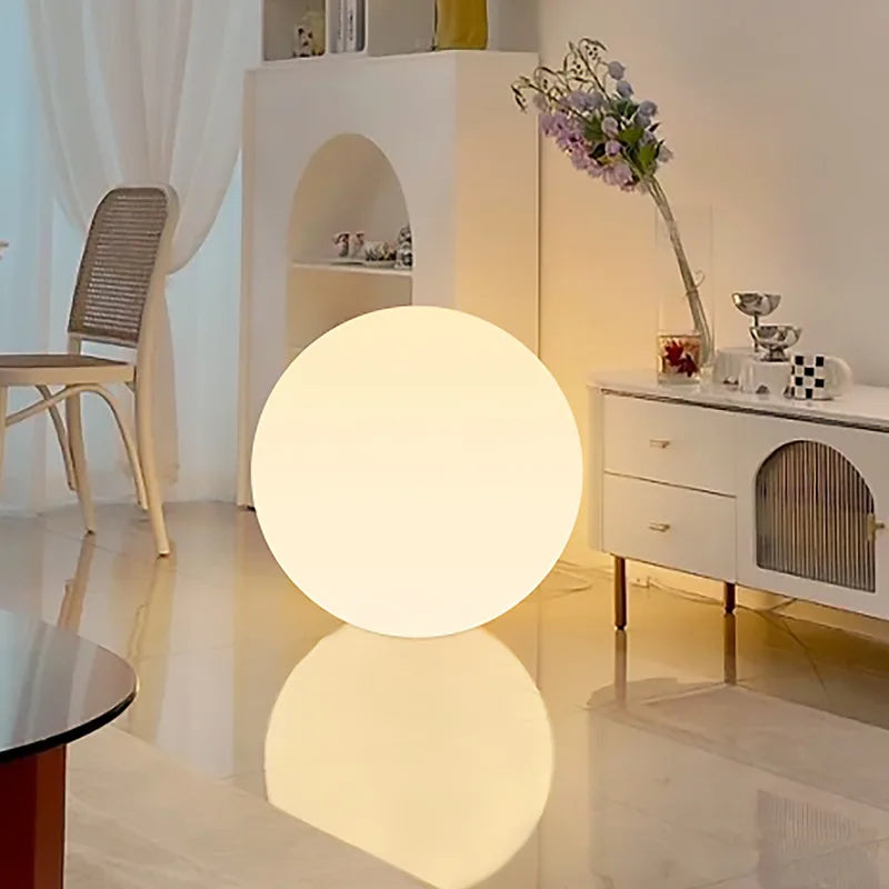 Moktan Sabai LED Ball Lamp RGB Tricolor Dimmable USB Rechargeable Globe Light for Home Decor