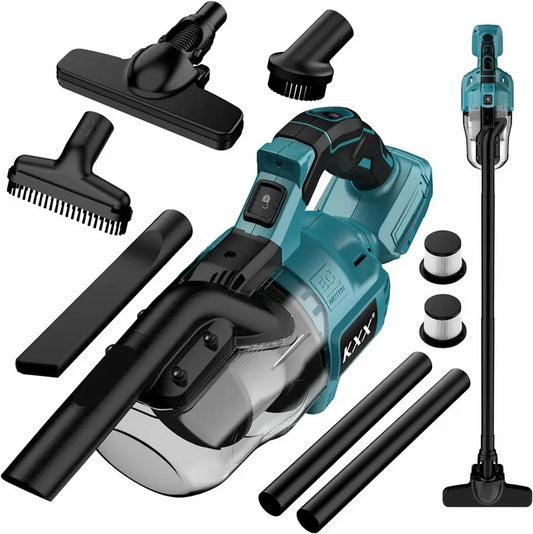 Cordless Handheld Vacuum Cleaner with Tubes Filters Compatible 18V Battery