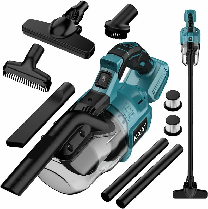 Moktan Sabai Cordless Handheld Vacuum Cleaner with Tubes Filters Compatible 18V Battery No Battery
