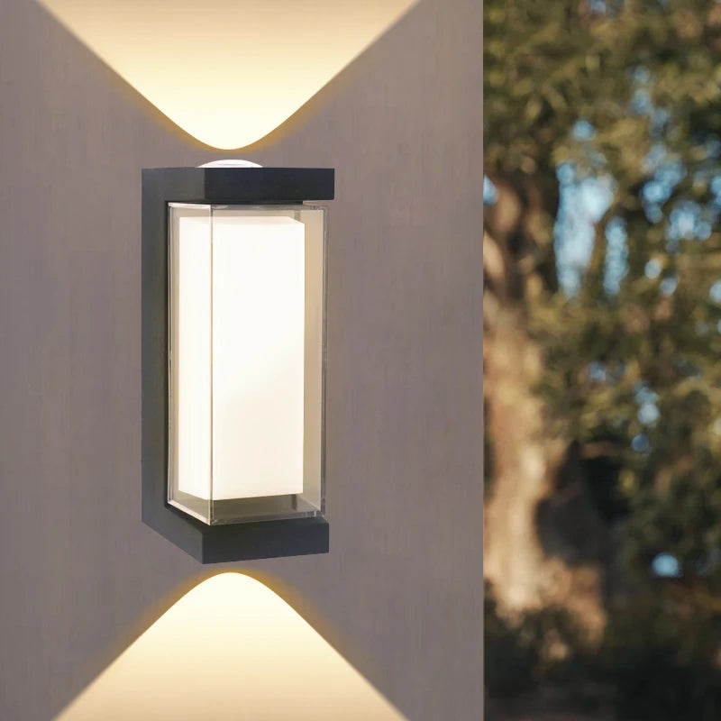 Moktan Sabai LED Outdoor Waterproof Wall Light – Porch Yard Walkway Lamp for Indoor & Garden