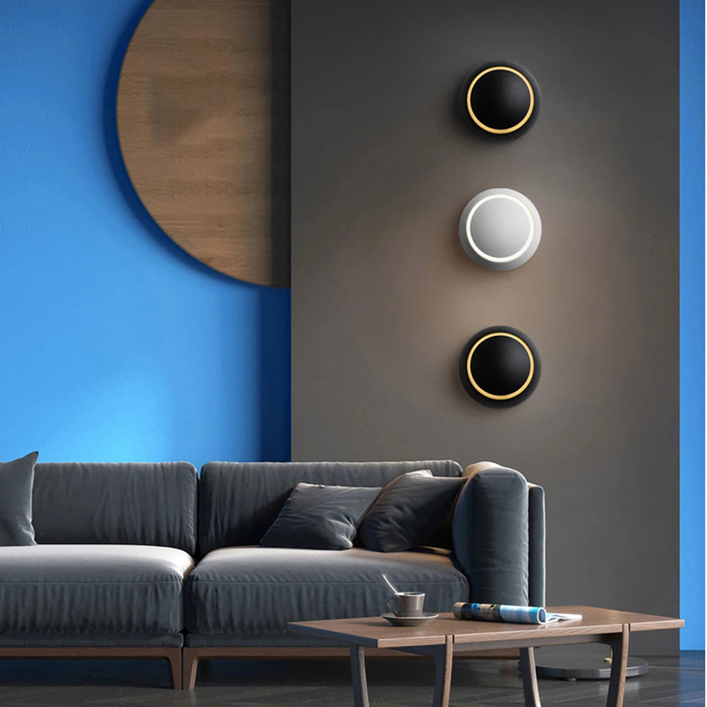 Moktan Sabai Rotatable LED Wall Light – Modern Aluminum Indoor Lamp for Bedroom & Living Room