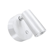 Moktan Sabai Magnetic LED Wall Light Rechargeable Touch Dimmable Cordless Bedside Lamp White