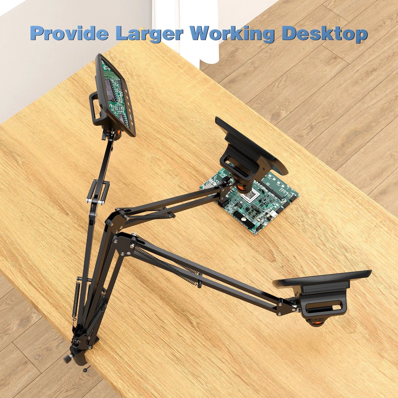 Moktan Sabai Adjustable Microscope Arm Stand Metal Bracket Coin Microscope Mount