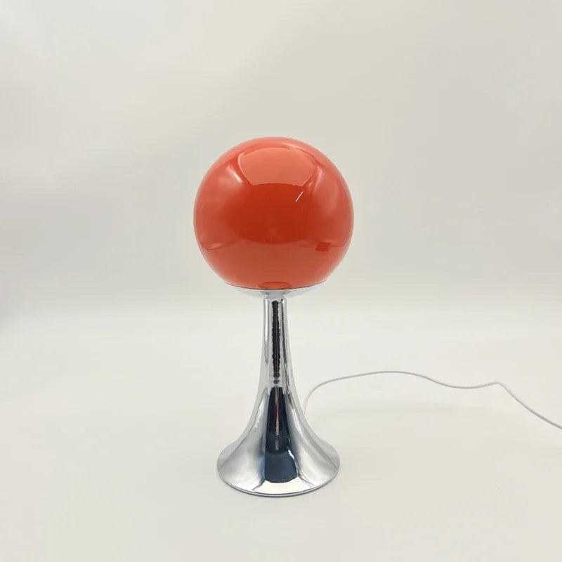 Moktan Sabai Glass Round Table Lamp Home Bedroom Desk Night Light Atmosphere Bedside Lamp
