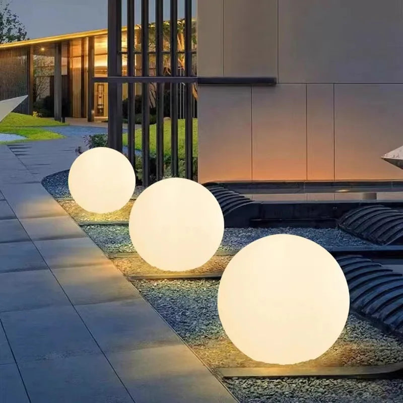 Moktan Sabai Solar LED Garden Ball Lights Outdoor RGB Floating Pool Lawn Decorative Lamp 15cm diameter
