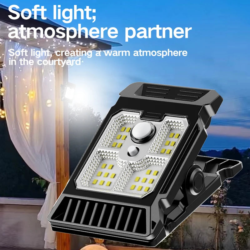 Moktan Sabai Solar Motion Sensor Garden Light | Outdoor Clip On LED Courtyard Lawn Lamp