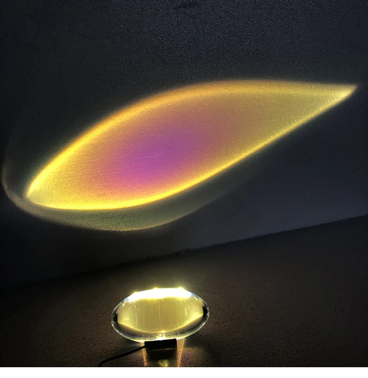 Moktan Sabai Italian Designer LED Crystal Table Lamp Egg Shape for Bedroom Decor & Gifting