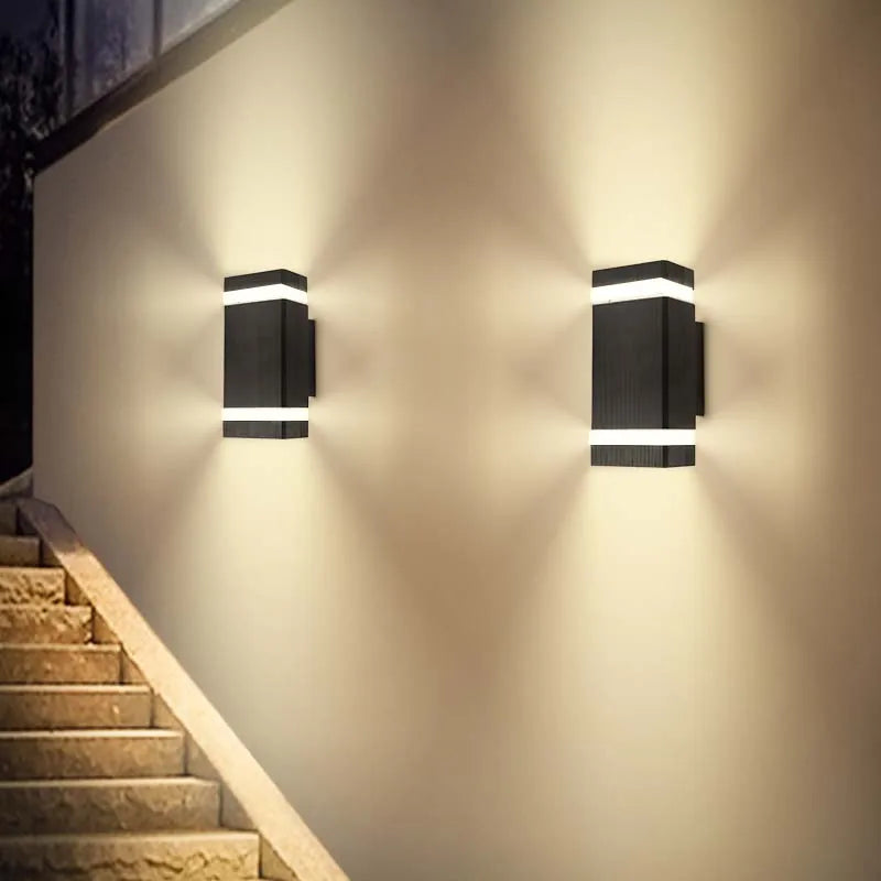 Moktan Sabai LED Outdoor Waterproof Wall Light | E27 Exterior Porch Stair Lamp Fixture