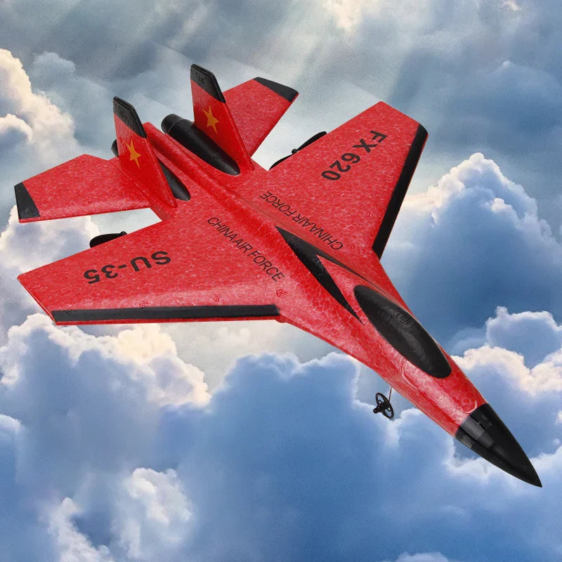 Moktan Sabai Kids RC Airplane 2.4GHz Fighter Jet Glider Remote Control Plane