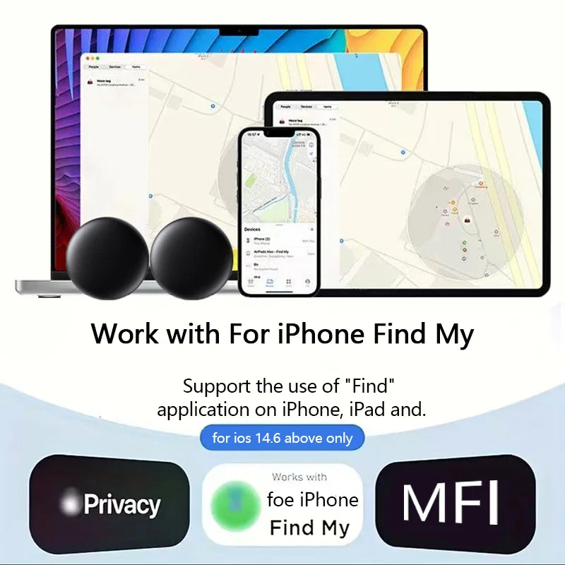 Moktan Sabai Magnetic GPS Car Tracker Vehicle Locator Anti Theft Works with Find My App