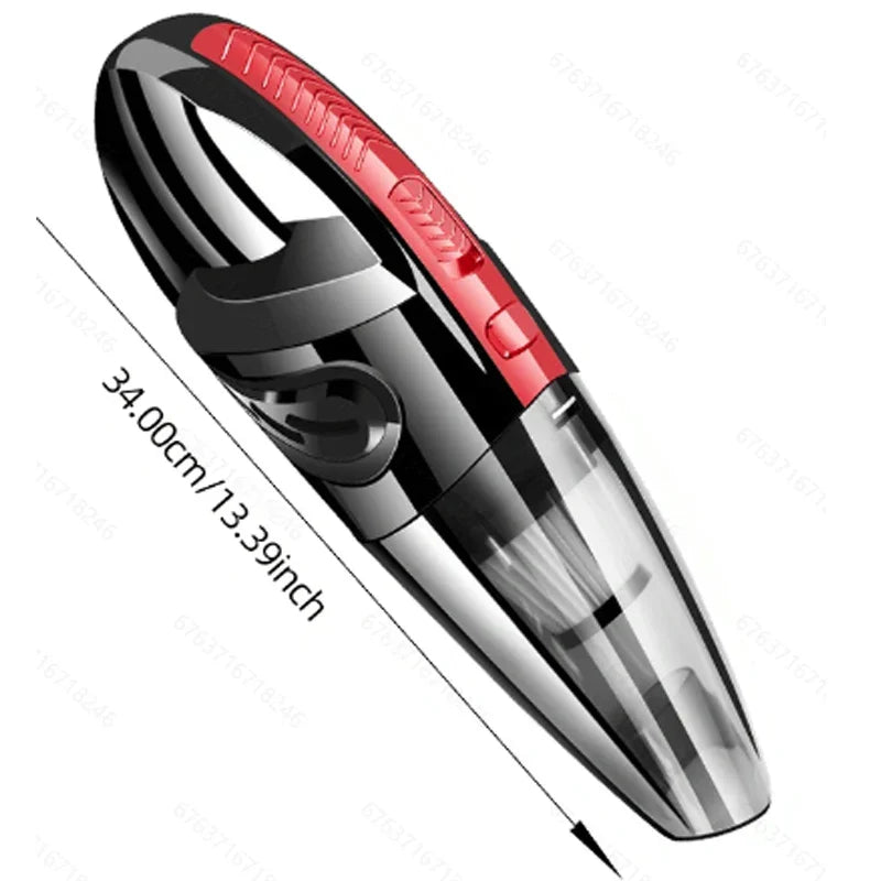 Moktan Sabai Cordless Handheld Vacuum Cleaner Portable Car & Home Vacuum Wet Dry Cleaner Red