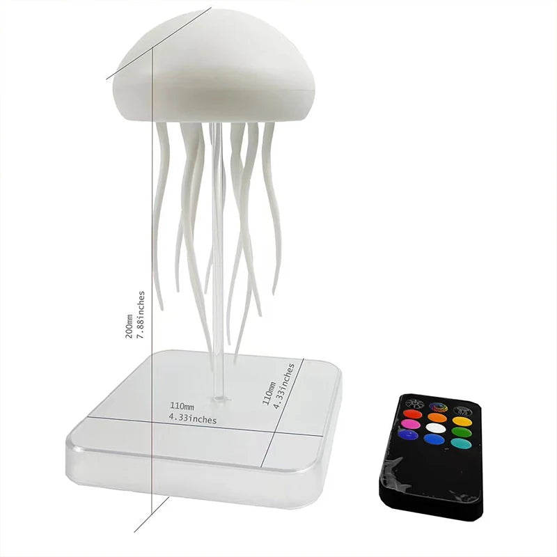 Moktan Sabai LED Jellyfish Lamp 9 Tentacles Color Changing Remote Night Light Ultra Battery