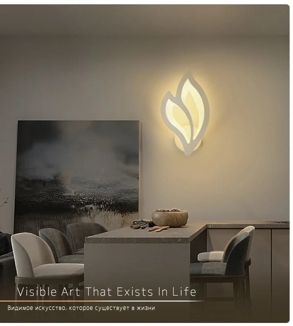 Moktan Sabai Modern LED Wall Lamp – Luxury Indoor Light for Living Room & Bedside Wall Decor